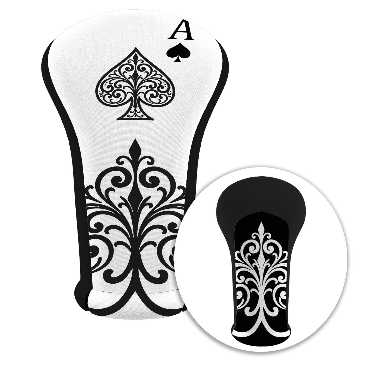 Golf Club Driver Cover - Ace of Spades